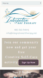 Mobile Screenshot of integrativearttherapy.net